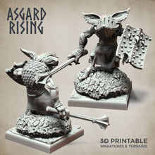 Load image into Gallery viewer, Goblin Minions Army Polearm Modular Set - Asgard Rising Miniatures - Wargaming D&amp;D DnD