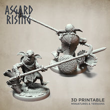 Load image into Gallery viewer, Goblin Minions Army Polearm Modular Set - Asgard Rising Miniatures - Wargaming D&amp;D DnD