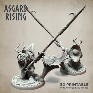 Goblin Minions Army Polearm Modular Set - Asgard Rising Miniatures - Wargaming D&D DnD