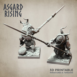 Goblin Minions Army Polearm Modular Set - Asgard Rising Miniatures - Wargaming D&D DnD