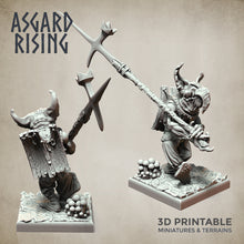 Load image into Gallery viewer, Goblin Minions Army Polearm Modular Set - Asgard Rising Miniatures - Wargaming D&amp;D DnD