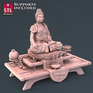 Monk Set - STL Miniatures - Wargaming D&D DnD