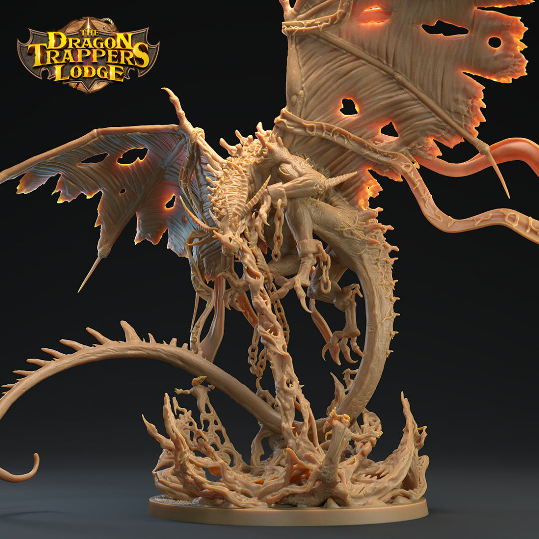 Morkarth, Hate Incarnate, Ghost Dragon - Ghost Dragon and Trapper Pack - Dragon Trapper's Lodge Wargaming D&D DnD