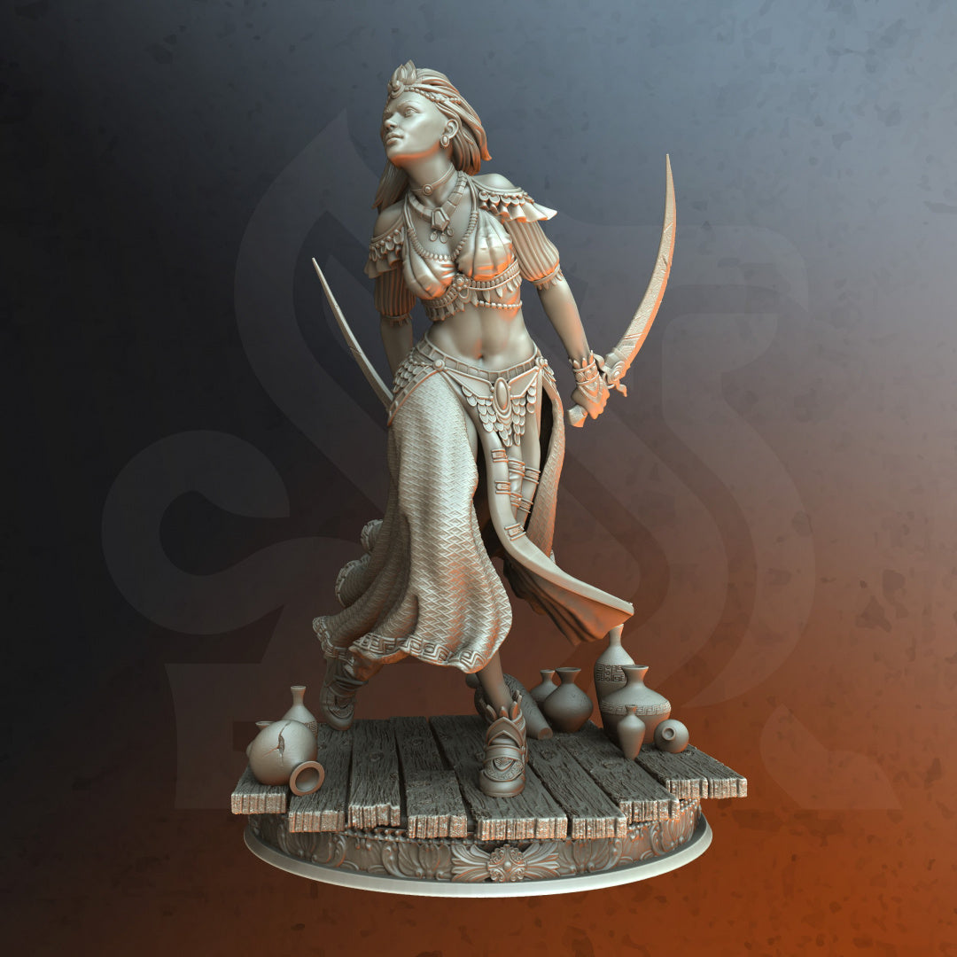 Nahida, Sword Dancer - Sands of Sudd Tohst - DM Stash - Wargaming D&D DnD