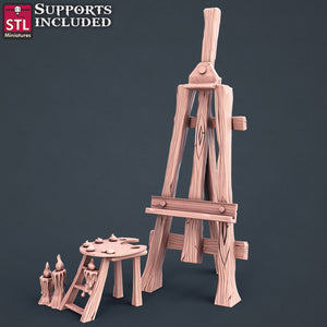 Painters Set - STL Miniatures - Wargaming D&D DnD