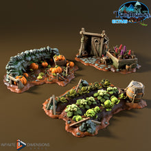 Load image into Gallery viewer, Vegetable Gardens - Torbridge Cull - Infinite Dimensions Terrain Wargaming D&amp;D DnD 15mm 20mm 25mm 28mm 32mm 40mm 54mm