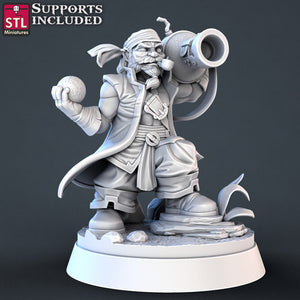 Pirate Set - STL Miniatures - Wargaming D&D DnD