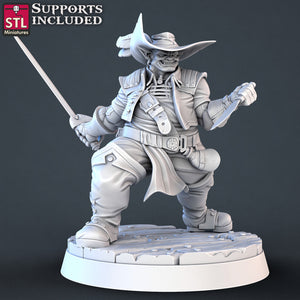 Pirate Set - STL Miniatures - Wargaming D&D DnD