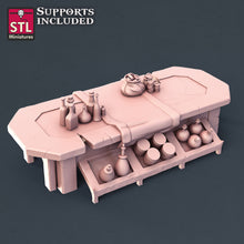 Load image into Gallery viewer, Potion Vendor Set - STL Miniatures - Wargaming D&amp;D DnD
