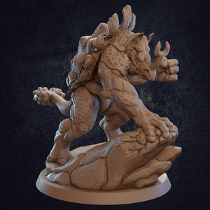 Rhino Turtle - Curvetooth Opulent and Trapper Pack - Dragon Trapper's Lodge Wargaming D&D DnD