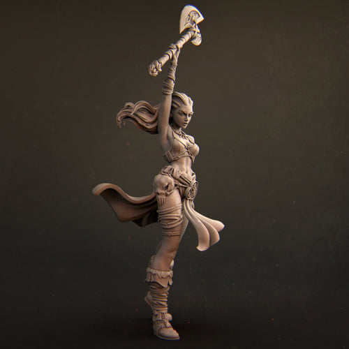 Sia the Elf Barbarian - Nerikson - Wargaming D&D DnD