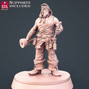Stone Carver Set - STL Miniatures - Wargaming D&D DnD
