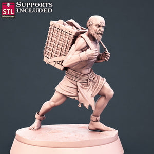 Stone Carver Set - STL Miniatures - Wargaming D&D DnD