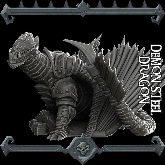 Demon Steel Dragon - Rocket Pig Games Wargaming DnD D&D