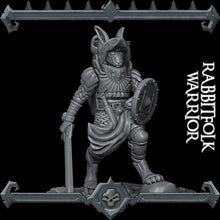 Load image into Gallery viewer, Rabbitfolk Warrior - Rocket Pig Wargaming D&amp;D DnD