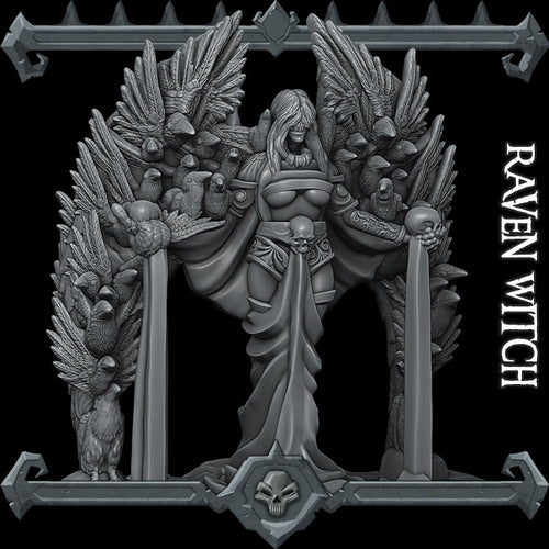 Raven Witch - Rocket Pig Wargaming D&D DnD