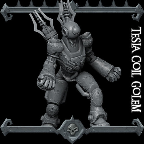 Tesla Coil Golem - Rocket Pig Wargaming D&D DnD