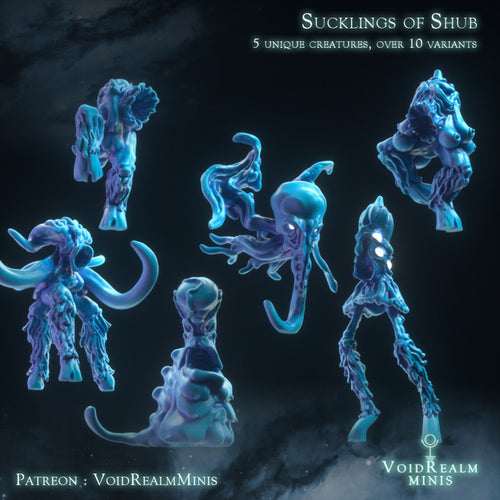 Sucklings - Sucklings of Shub - VoidRealm Minis Wargaming D&D DnD
