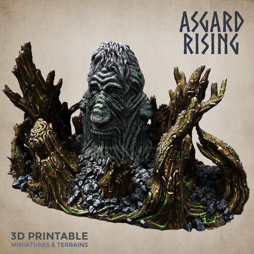 Sleeping Hill Giant - Asgard Rising Miniatures - Wargaming D&D DnD