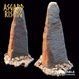 Gravestone Obelisk Set - Asgard Rising - Wargaming D&D DnD