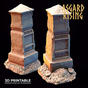 Gravestone Headstones Set - Asgard Rising - Wargaming D&D DnD