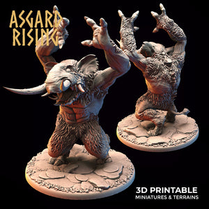Tundra Trolls Set - Asgard Rising Miniatures - Wargaming D&D DnD