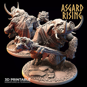 Tundra Trolls Set - Asgard Rising Miniatures - Wargaming D&D DnD