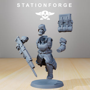 Grim Guard Trooper - StationForge - Wargaming D&D DnD