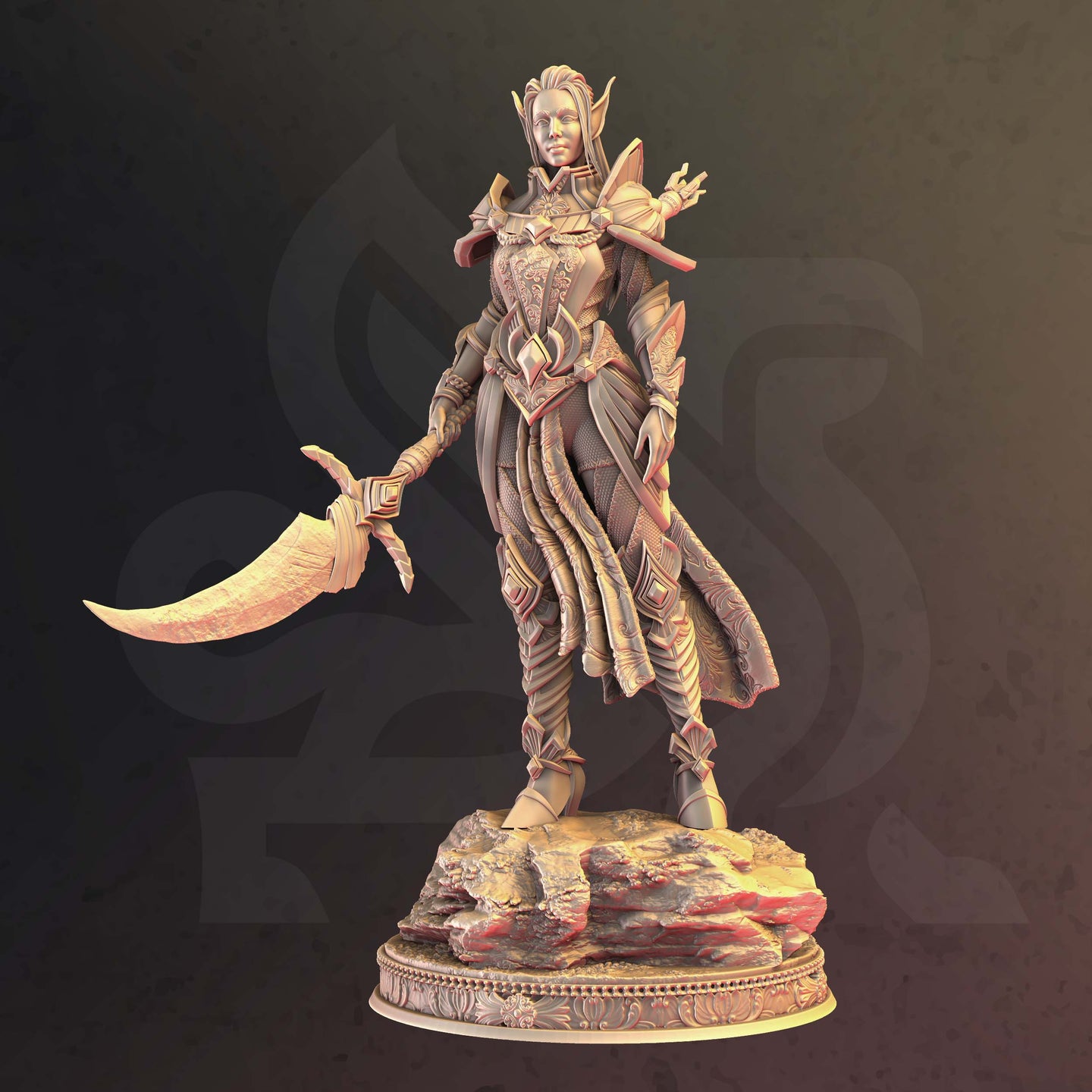 Tyriana, Elven Paladin of War - Hunters and Killers - DM Stash - Wargaming D&D DnD