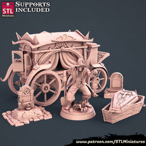 Undertaker Set - STL Miniatures - Wargaming D&D DnD