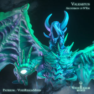 Valkaryos, Archdemon of N'kai - Dwellers of N'kai - VoidRealm Minis Wargaming D&D DnD