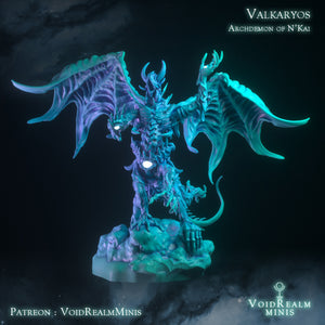 Valkaryos, Archdemon of N'kai - Dwellers of N'kai - VoidRealm Minis Wargaming D&D DnD