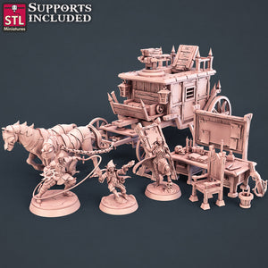 Vampire Hunters Set - STL Miniatures - Wargaming D&D DnD