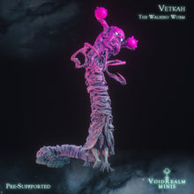 Load image into Gallery viewer, Vetkah, The Walking Worm - Invasion of the Eye Monsters - VoidRealm Minis Wargaming D&amp;D DnD