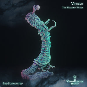 Vetkah, The Walking Worm - Invasion of the Eye Monsters - VoidRealm Minis Wargaming D&D DnD