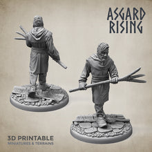 Load image into Gallery viewer, Villager Male Militia Set - Asgard Rising Miniatures - Wargaming D&amp;D DnD