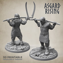 Load image into Gallery viewer, Villager Male Militia Set - Asgard Rising Miniatures - Wargaming D&amp;D DnD