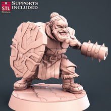 Load image into Gallery viewer, Warriors Set - STL Miniatures - Wargaming D&amp;D DnD