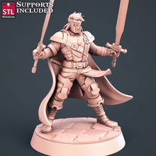 Load image into Gallery viewer, Warriors Set - STL Miniatures - Wargaming D&amp;D DnD