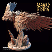 Load image into Gallery viewer, Valkyrie with Bow - Hlokk - Asgard Rising Miniatures - Wargaming D&amp;D DnD