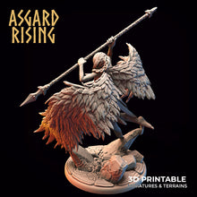 Load image into Gallery viewer, Valkyrie with Spear - Geirahod - Asgard Rising Miniatures - Wargaming D&amp;D DnD