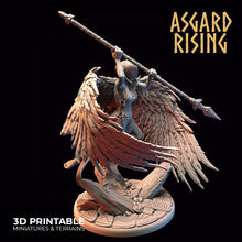 Load image into Gallery viewer, Valkyrie with Spear - Geirahod - Asgard Rising Miniatures - Wargaming D&amp;D DnD