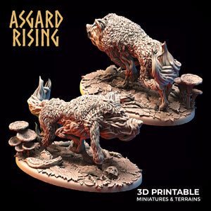 Wraith Wolves Warband Set - Asgard Rising Miniatures - Wargaming D&D DnD