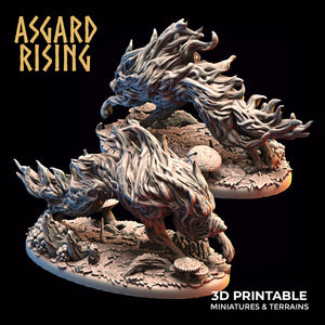 Wraith Wolves Warband Set - Asgard Rising Miniatures - Wargaming D&D DnD