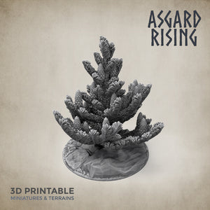 Forest Young Conifers Set - Asgard Rising Miniatures - Wargaming D&D DnD