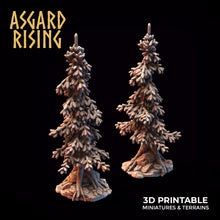 Load image into Gallery viewer, Young Conifers Spruce Forest Set - Asgard Rising Miniatures - Wargaming D&amp;D DnD