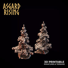 Load image into Gallery viewer, Young Conifers Spruce Forest Set - Asgard Rising Miniatures - Wargaming D&amp;D DnD