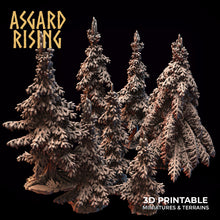 Load image into Gallery viewer, Young Conifers Spruce Forest Set - Asgard Rising Miniatures - Wargaming D&amp;D DnD