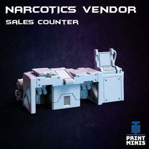 Narcotics Vendor Shop Payment System - Night Market - Print Minis - Wargaming D&D DnD