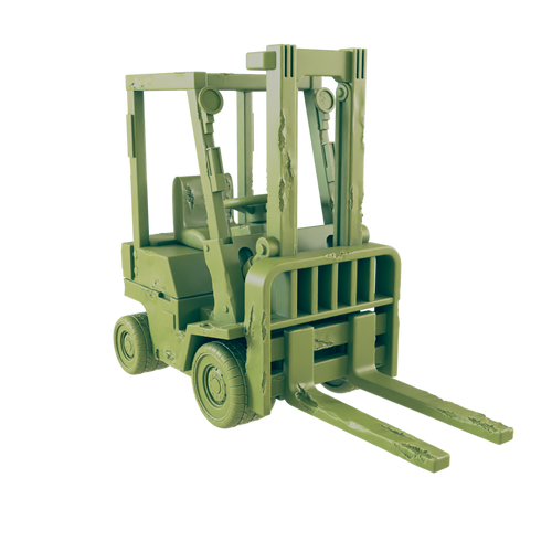 Forklift - Beyond the Badlands - EC3D - Wasteland Terrain Wargaming D&D DnD 15mm 20mm 25mm 28mm 32mm 40mm 54mm 75mm